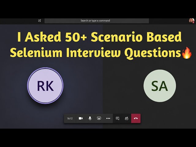 Situational Based Interview Q&A #automationtesting#testing#sdet #selenium #playwright #manualtesting