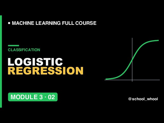M3L2: Logistic Regression Explained Visually beginr | Machine Learning free course #ai #datascience