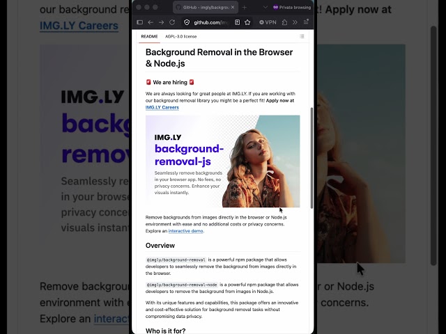 Elimina fondos de imágenes localmente con JavaScript