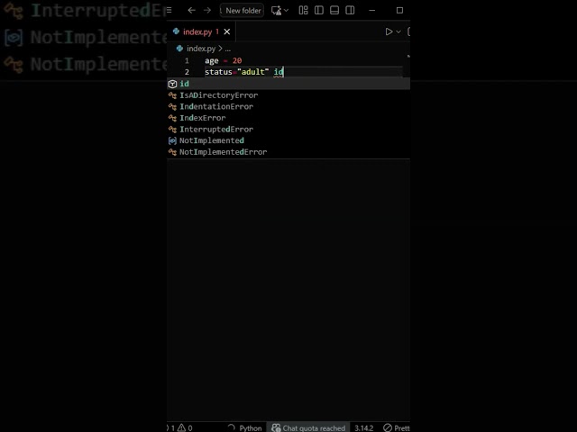 Write Clean If-Else Logic in Python Using 1 Line 🔥#shorts #pythonshorts #pythonprogramming #python