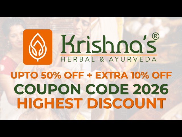 Krishna Herbal And Ayurveda Coupon Code💥Krishna Herbal And Ayurveda Discount Code