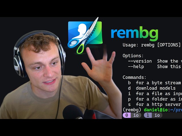 Removing Image Backgrounds with rembg