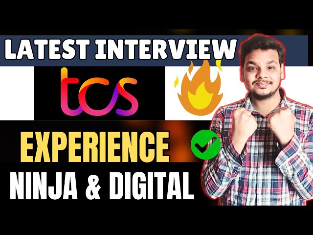TCS Ninja & TCS Digital Interview Questions | How to Crack TCS Interview | TCS Interview Experience