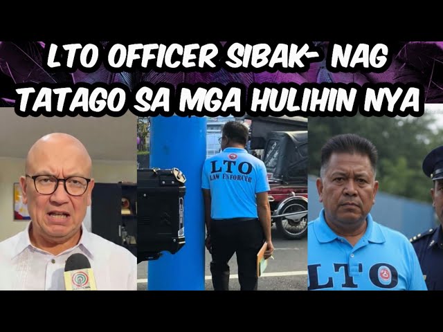 LTO officer sinabon ni usec lacanilao-nagtatago huli sa camera, naglabas show cause order