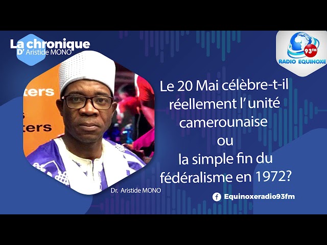 CHRONIQUE ARISTIDE MONO DU MARDI 19 MAI 2026 - EQUINOXE TV