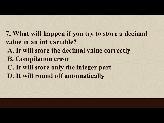 Declaring Classes in Java: The Building Blocks of Programs| Q1 Java L13 P2 | SMILE ROAD