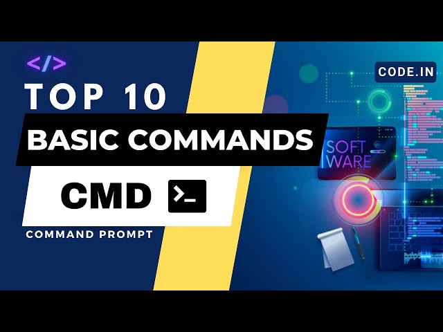 Top 10 Commands in Command Prompt in Tamil | Windows 10/11 | Code in