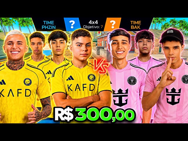 🔥 5 TELAS NO 4x4 APOSTADO VALENDO R$300! 😱BAK e MARECHAL vs PHZIN, ELTIN e MANOMAX | MD3 INSANA RAIZ