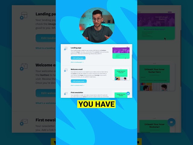 Create a Landing Page, Welcome Email, & Newsletter in Seconds with AI!