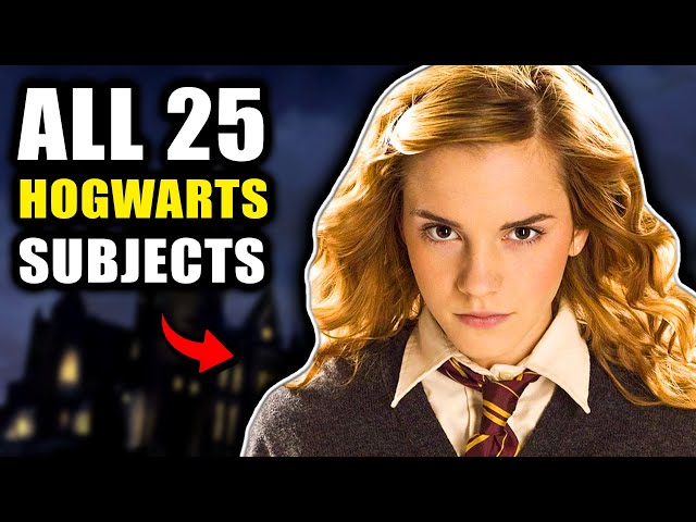 All 25 Subjects Taught at Hogwarts - Harry Potter Explained