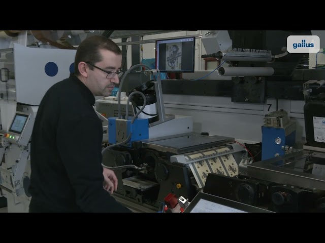 Gallus RCS 430 - Process Flexibility: How to change a printing unit within five minutes