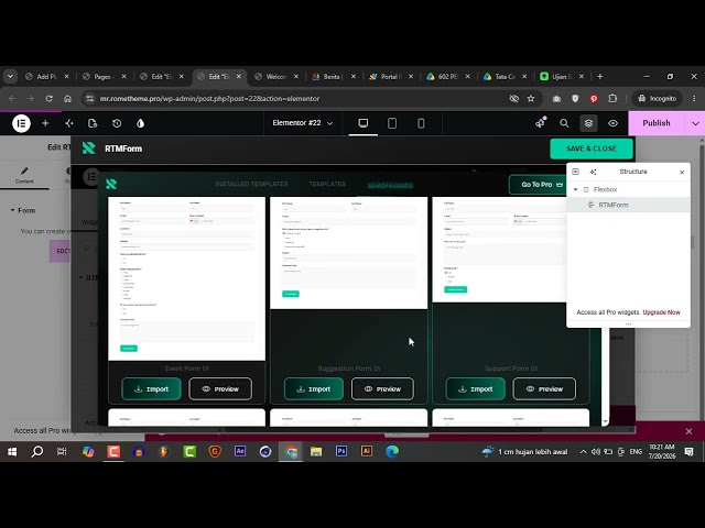 How to create Support Form in Elementor with RTM Form Builder