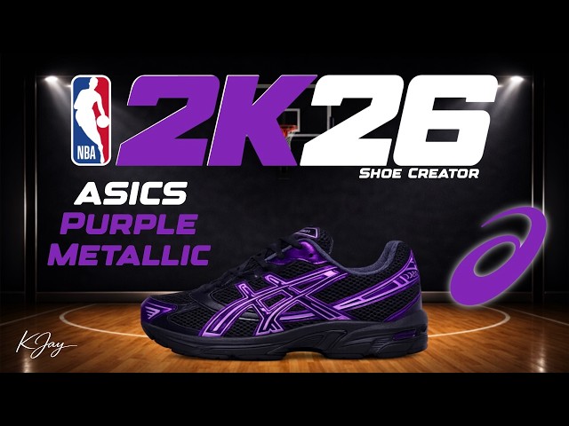 How to Make ASICS Custom 'Purple Metallic' in NBA 2K26 Shoe Creator