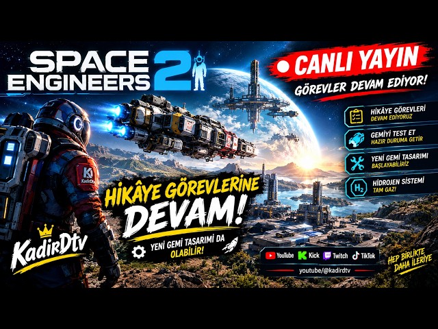 🚀 CONTINUE THE STORY MISSIONS! New Missions Await Us in Space | Space Engineers #10 (Live...