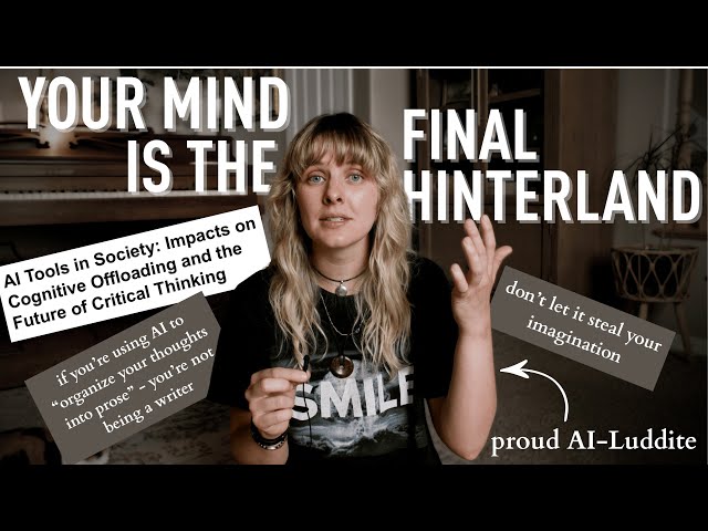 do not cognitively offload your creativity to AI