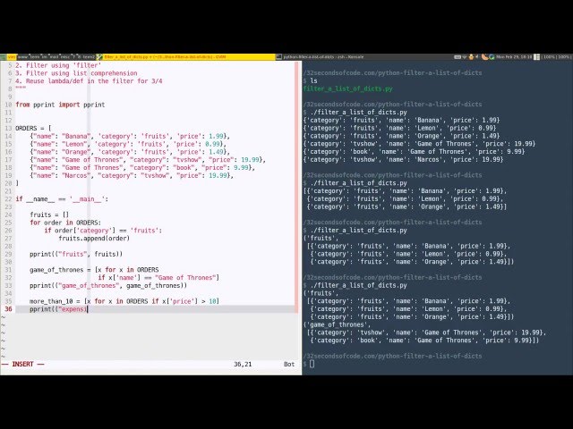 How to filter a list of dictionaries in Python?