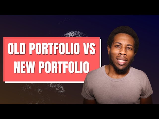 My Old Web Developer Portfolio vs New Portfolio