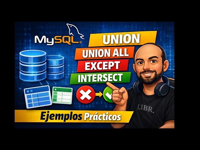 Ejemplos de  union all intersect  y except