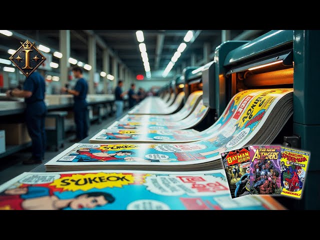 How Comic Books Are Made-  From Blank Page to Superhero