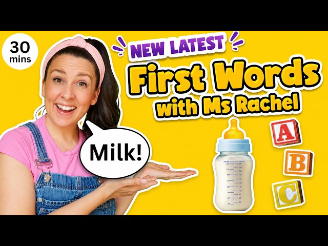 Baby Learning With Ms Rachel First Words, Songs and Nursery Rhymes for Babies Toddler Videos 1