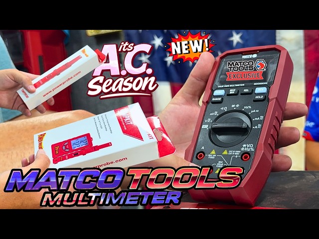 Matco Tools New Exclusive Multimeter and Tools To Make A.C. Jobs Easier