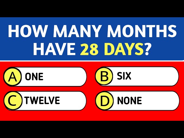 30 Tricky Questions That Will Test Your Brain 🧠 Most People Fail!