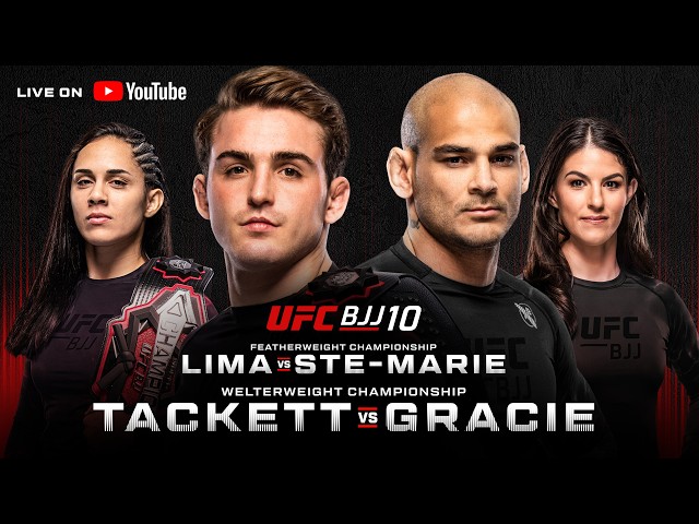 UFC BJJ 10: Tackett vs Gracie | Full Event