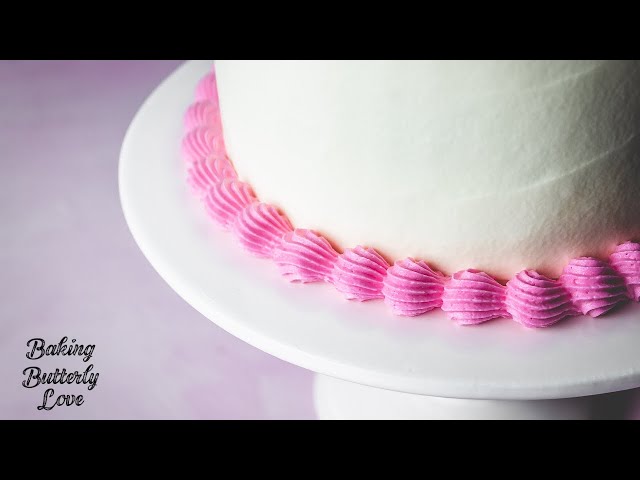 How to Pipe a Shell Border | Buttercream Piping Techniques for Cake for Beginners