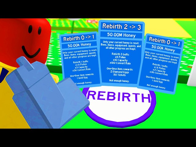 They Added Rebirths To Bee Swarm Simulator's 1:1 Copy...