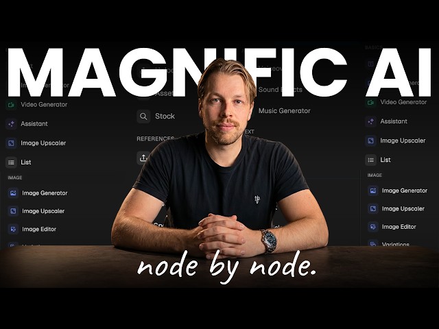 Magnific AI Tutorial: EVERY Node Explained (Freepik Spaces)