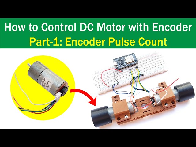 How to Control a DC Motor with an Encoder | 25GA Encoder Motor