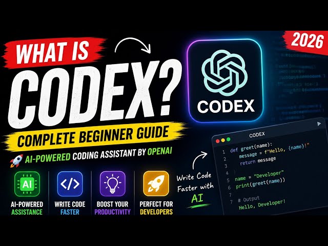 What is Codex? Complete Beginner Guide (2026) | AI Coding Assistant Explained