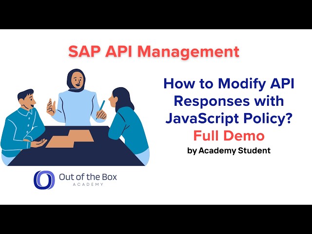 How to Modify API Responses with JavaScript Policy | SAP API Management