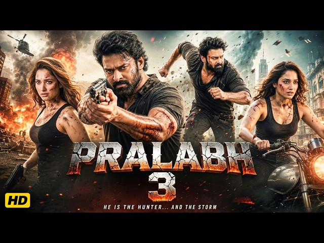 South Blockbuster Action Suspense Hindi Dubbed Movie | Pralabh 3 | Prabhas & Tamannaah Bhatia