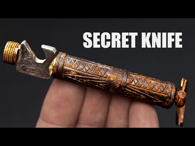 Secret Pocket Knife Restoration – What Was Hidden Inside?