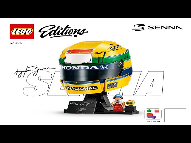 🏅 LEGO instructions 🏅 Editions 🏅 43024 🏅 Ayrton Senna Helmet 🏅