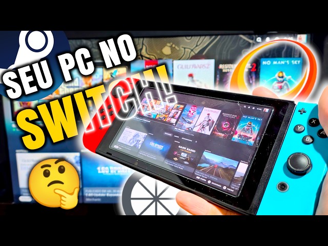 Transformei meu Nintendo Switch em um Steam Deck! (Moonlight + Sunshine Tutorial)