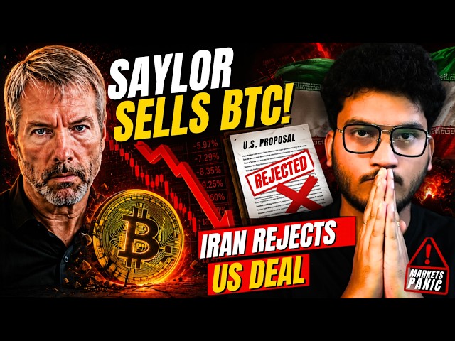 Saylor SELLS BTC - IRAN REJECTS US DEAL - Markets DUMP | Why Bitcoin CRASH