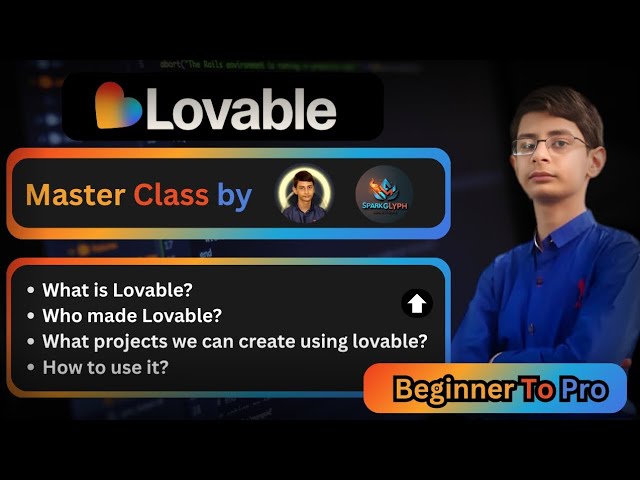 No Coding Needed! Learn Lovable.dev Step-by-Step | Build Your First App Today