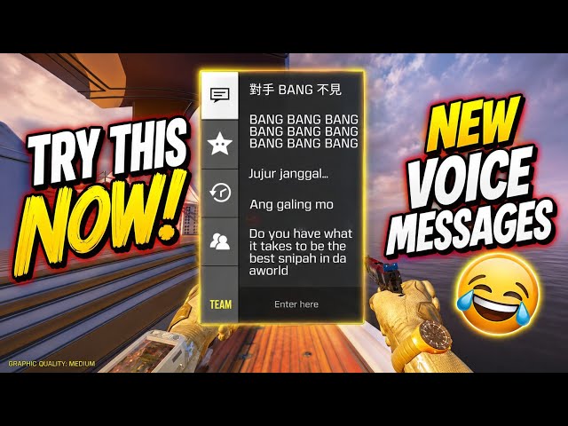 New Funny Voice Messages in COD Mobile Update SEASON 7