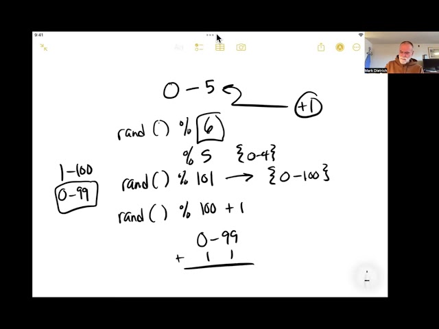 COMSC-110 Lesson: Random Numbers