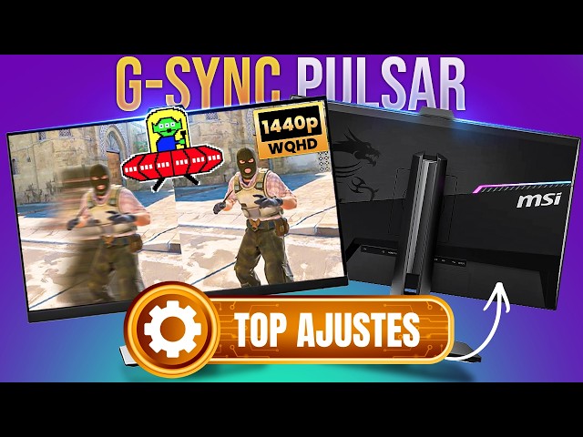 MSI MPG 272QRF X36 Settings 🚀 360Hz + PULSAR | Custom G-Sync Pulsar Setup