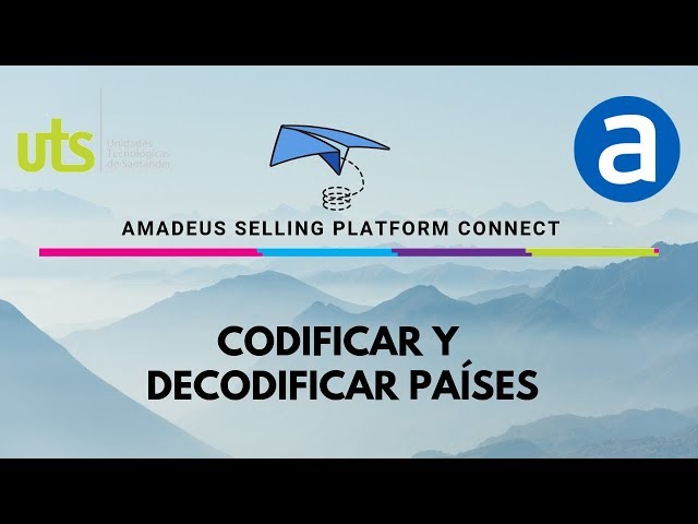 Codificar y Decodificar Países en Amadeus Selling Platform Connect