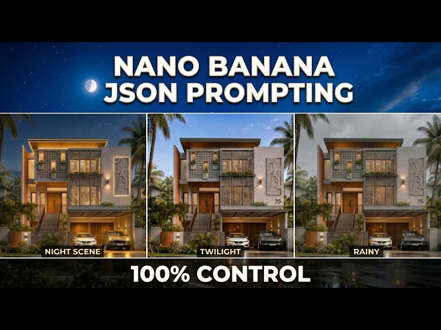 I Found a Way to Control AI Renders Nobody Is Talking About | JSON Prompt for Architecture