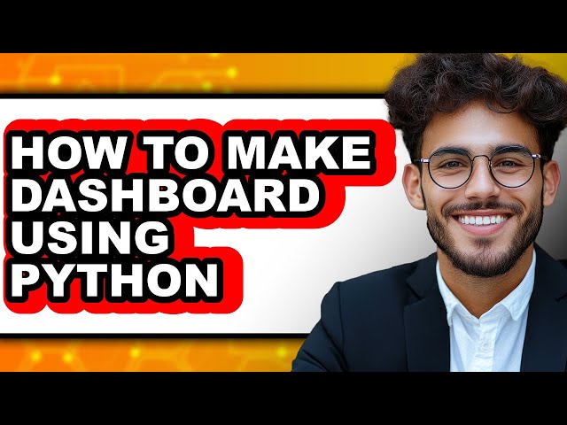 How to Make Dashboard Using Python (only Way)