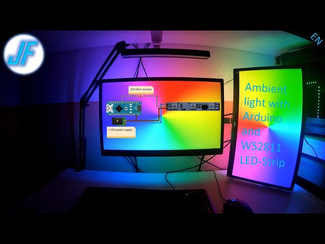 How to make your own ambient light with an Arduino and a WS2811 LED-Strip