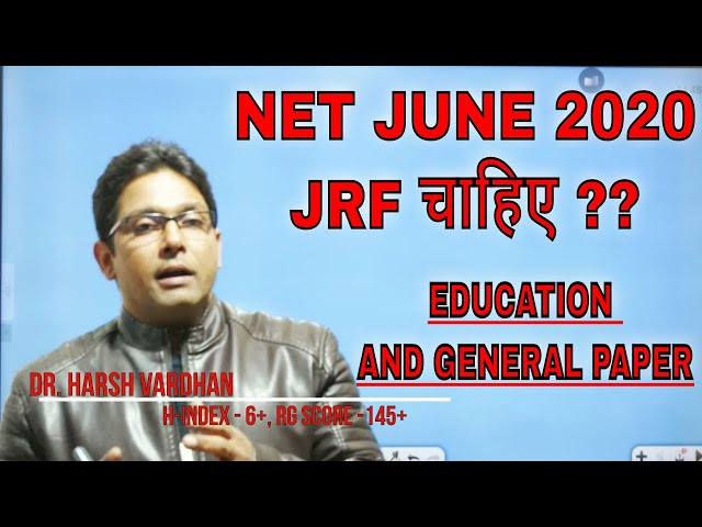 UGC NET JUNE 2020  PREPARATION II Link in Description