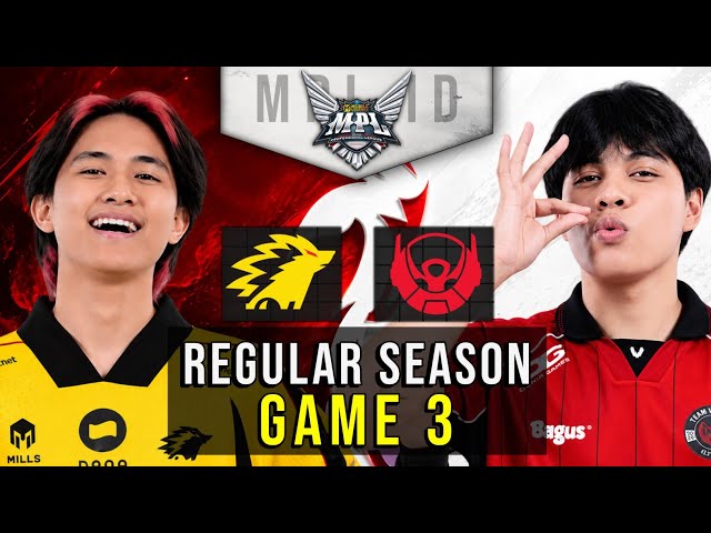 ONIC vs BTR 🔥 GAME 3 | MPL ID SEASON 18 | REGULAR SEASON