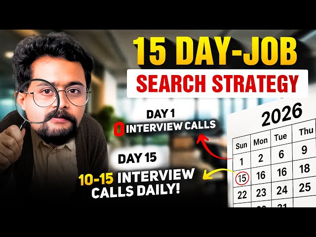 5 Simple Steps to get more Interview Calls in 2026 (15 days Proven Formula)