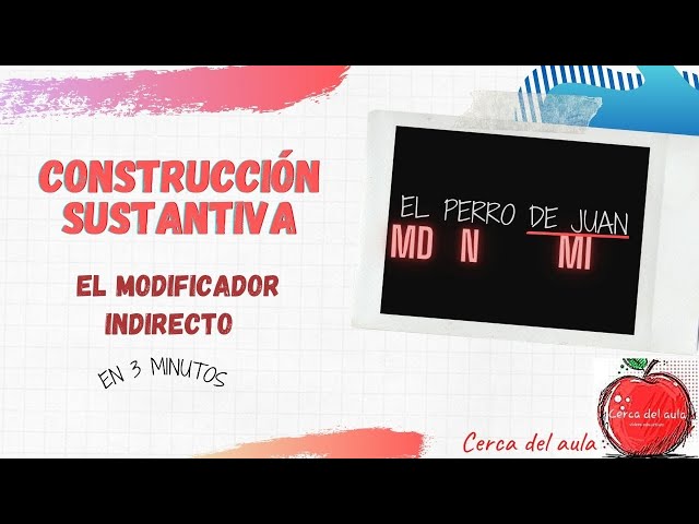 Construcción sustantiva: El modificador indirecto